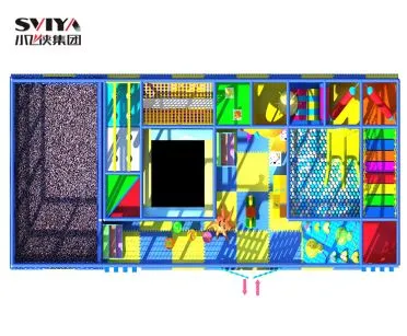 Maßgeschneiderte Größe Indoor Kids Soft Playground